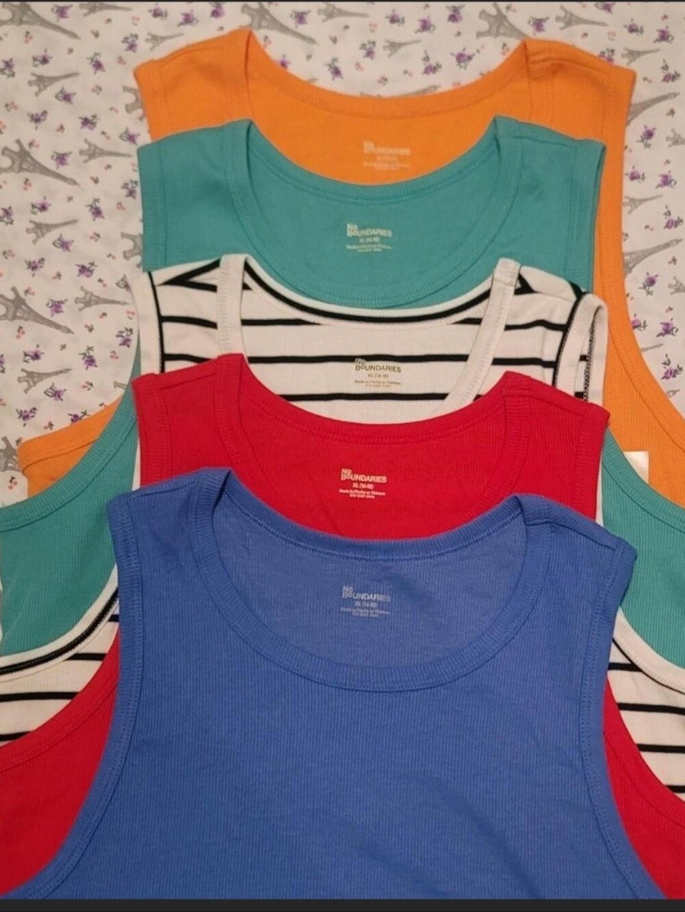 Bundaries Ribbed Tank Tops - Multicolor Pack